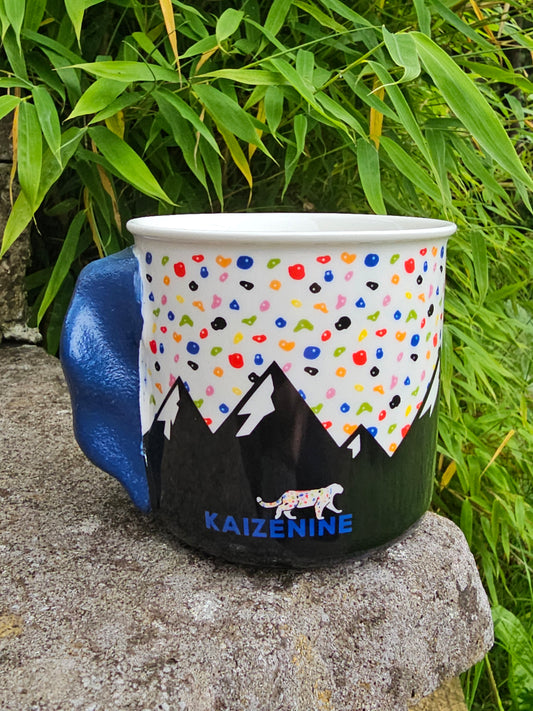 Kaizenine Rock Climbing Mug - Blue