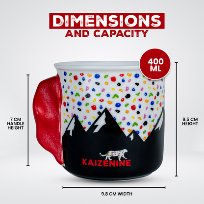 Kaizenine Rock Climbing Mug